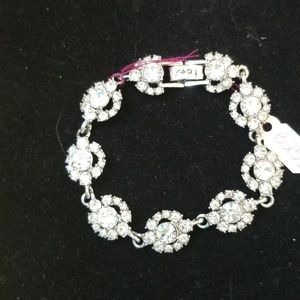 Statement bracelet bridal collection Chloe and Isabel faux diamond detail